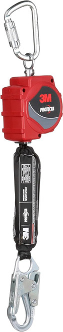 3M Protecta 3100513 Self-Retracting Lifeline with Carabiner, Web, Steel Snap Hook, 11ft - SOLD PER EACH, BUY NOW!