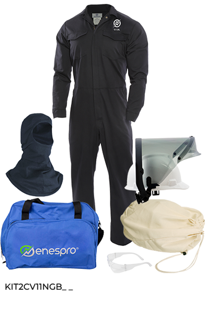 BUY NSA Enespro Arcguard 12 Cal Coverall Arc Flash Kit now and SAVE! BUY NSA Enespro Arcguard 12 Cal Coverall Arc Flash Kit now and SAVE!