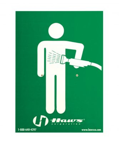 Haws SP176 Emergency Body Spray Sign Universal. Shop Now!