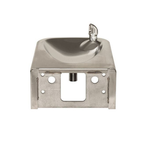 Back view of Haws 1107L Barrier-Free Wall Mount Fountain. Shop now!