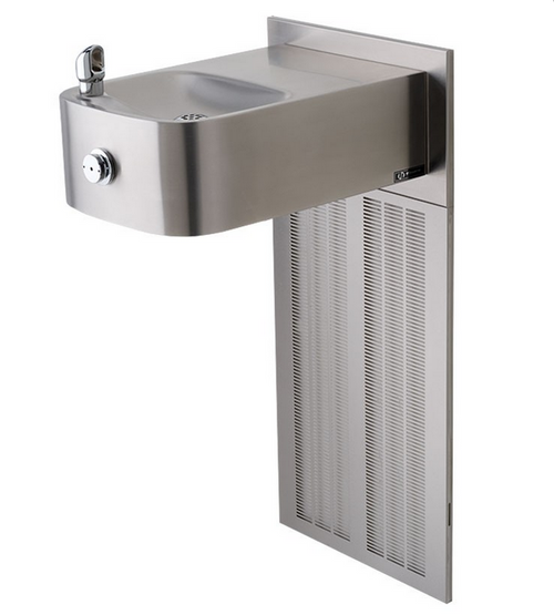 Haws H1109.8 With Grille and Back Panel Satin Finish Drinking Fountain. Shop now!