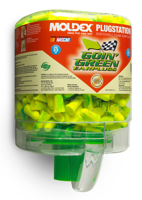 Moldex 6646 Goin Green 250 Pair Earplugs Plugstation NRR 33. Shop now!