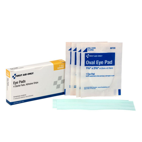 First Aid Only 7-002-001 Eye Pads with Adhesive Strips, 4/box. Shop Now!