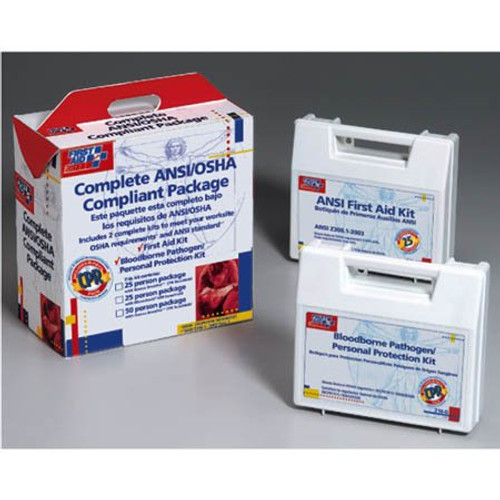 227-CP First Aid Only ANSI and OSHA Compliance Package 25 Person Kit. Shop Now!