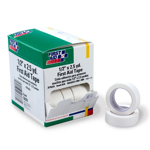 First Aid Only G678 1/2"x2.5 yd. First Aid Tape, 20/box. Shop now!