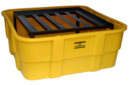 Buy Eagle 1680 Yellow IBC Containment Unit w/ Steel Platform No Drain today and SAVE up to 25%.