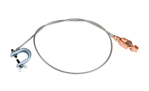 Eagle 08501 Antistatic Wire For Bonding/Grounding, With "C" Clamp 5/8 Inch And Alligator Clip 5/8 Inch, 3 Feet. Shop Now!