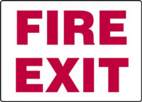 Accuform MEXT922 Fire Exit Sign. Shop now!