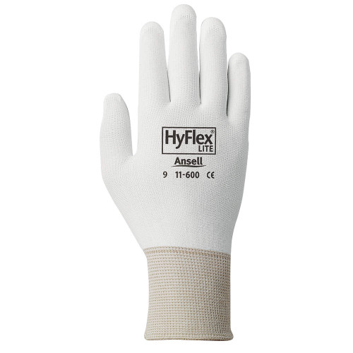 Ansell 11-600W HyFlex Multi-Purpose Palm Coated Light Duty Glove with Knitwrist Cuff. Shop Now!