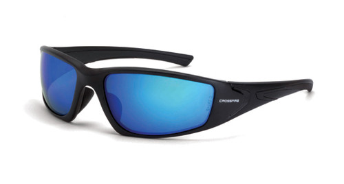 Crossfire RPG Polarized HD Blue Mirror Lens Matte Black Frame. Shop Now!