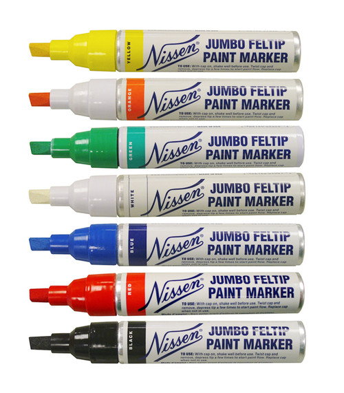 Nissen Jumbo Feltip Paint Marker (5/16″). Shop Now!