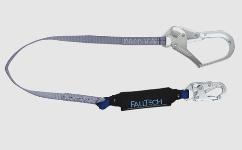 FallTech ClearPack Shock Absorbing Lanyard Rebar Hook. Shop Now!