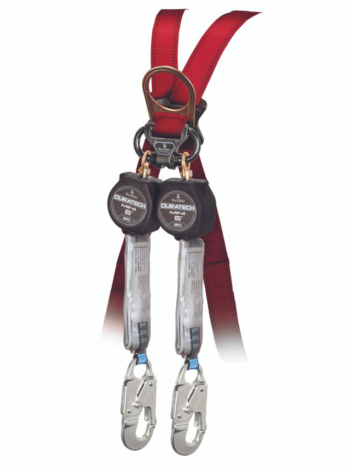 FallTech 72706TB4 6' Mini SRD Twin-Leg Carabiner Alignment Clip/Aluminum Snap Hooks. Shop Now!