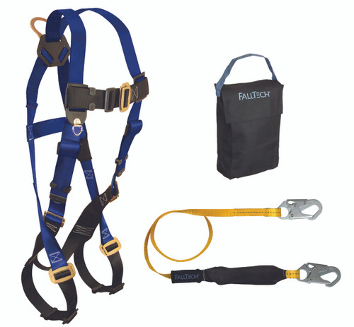 FallTech KIT156LT5P Carry Kit - 7015 Harness, Lanyard, Storage Bag. Shop Now!