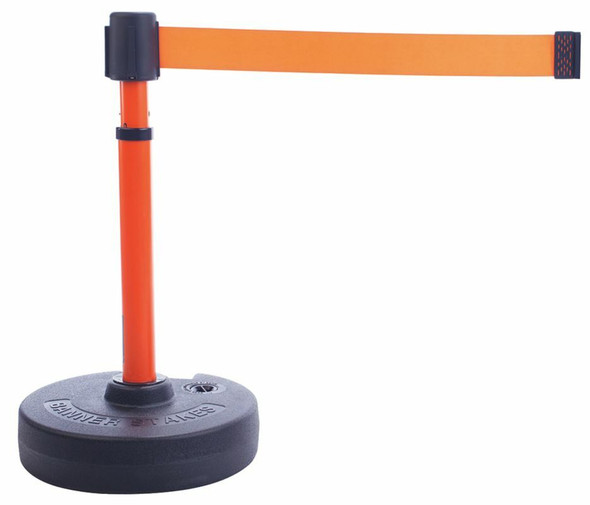 Banner Stakes PL4103 PLUS Barrier Set, Blank Orange Banner. Shop now!
