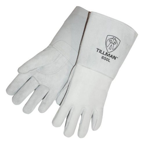 Tillman 650 14" Top Grain Cowhide Cotton/Foam Lined Welders Gloves. Shop Now!