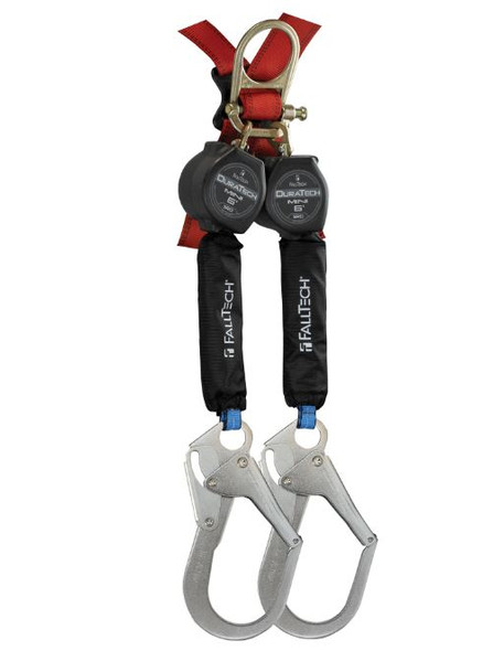 FallTech 72706TH3 6' Web Mini SRD Twin-leg w/Steel SRD Connector+Steel Rebar Hooks. Shop Now!