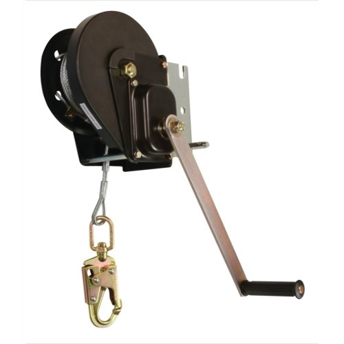 FallTech 7295M 120' Materials Winch with Galvanized Cable and Swivel Snap Hook. Shop Now!