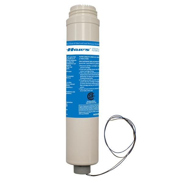 Haws 6423 Hydration Station 2500-gallon Replacement Filter with Electronic Life Cycle Control. Shop now!