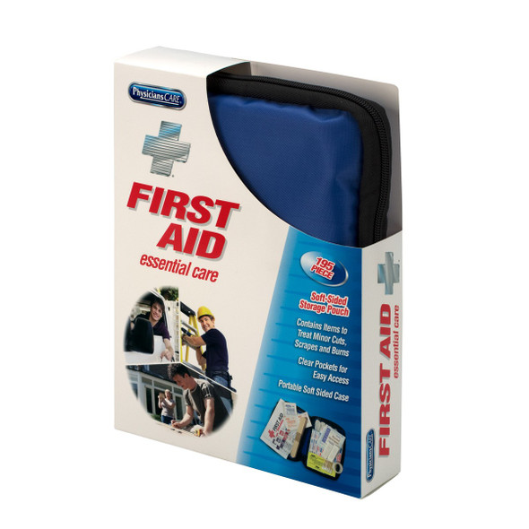 First Aid Only 90167 Essential Care Soft Sided First Aid Kit, 195 Pieces. Shop Now!