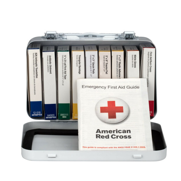First Aid Only 240-AN 10 Unit 10 Person OSHA First Aid Kit, Metal. Sold Now!