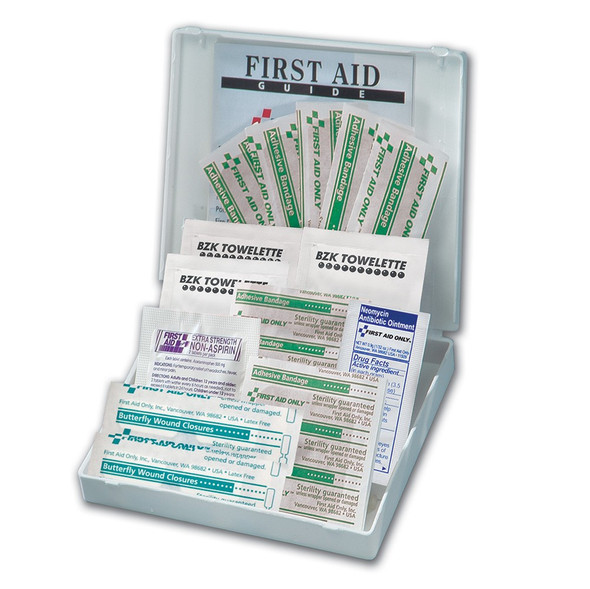 First Aid Only FAO-110 Travel First Aid Kit, 20 Piece, Plastic Case. Shop Now!