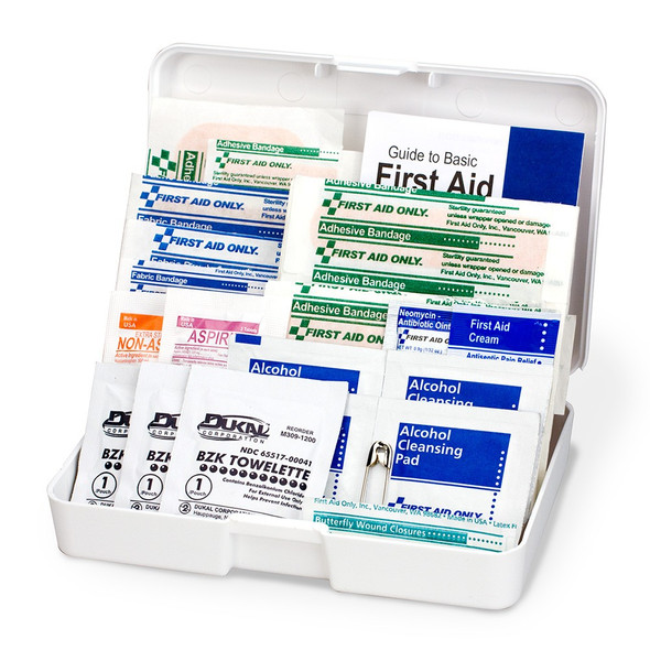 First Aid Only FAO-120 Personal First Aid Kit, 47 Piece, Plastic Case. Shop Now!
