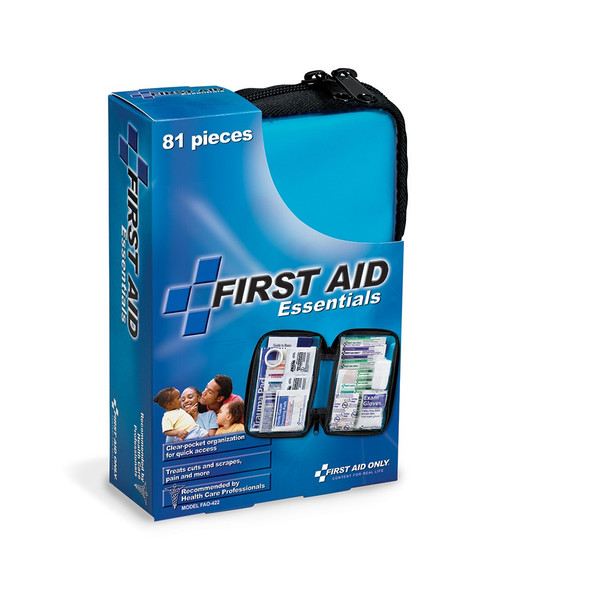 First Aid Only FAO-422 80 Piece First Aid Kit, Fabric Case