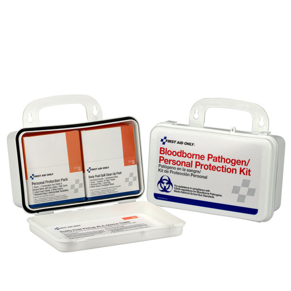First Aid Only 3060 Blood Borne Pathogen (BBP) Unitized Spill Clean Up Kit, Plastic Case. Shop Now!