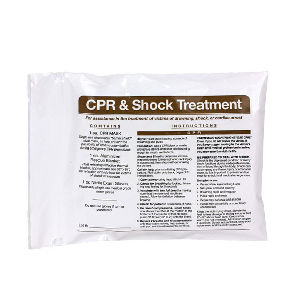 First Aid Only 71-060 4 Piece First Aid Triage Pack - CPR And Shock Kit. Shop Now!