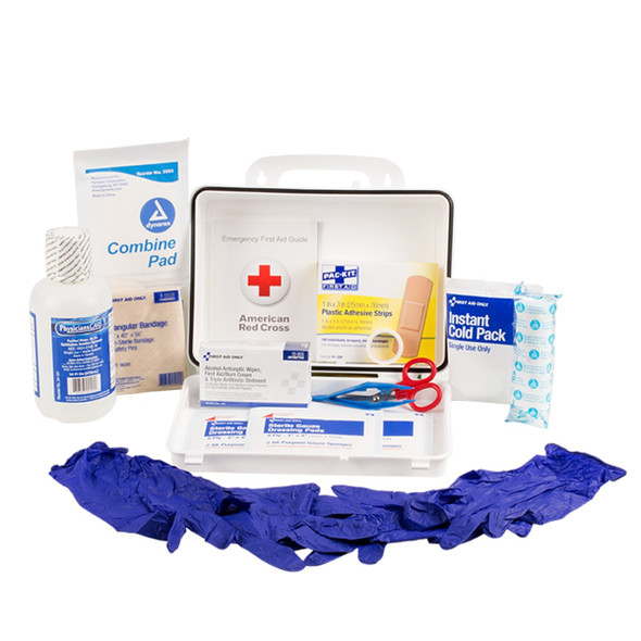 First Aid Only 24-500-001 Single 16 Oz. Eye Wash Station With 25 Person First Aid Kit. Shop Now!