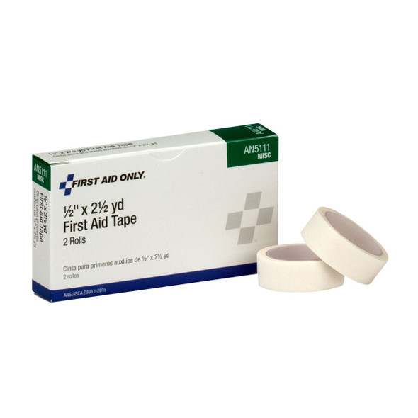 First Aid Only FA-AN5111 1/2"X 2.5 Yd. First Aid Tape, 2 Per Box. Shop Now!