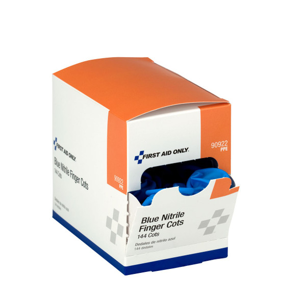 First Aid Only FA-90922 Nitrile Finger Cots, 144 Per Box. Shop Now!