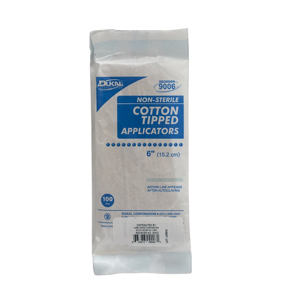 First Aid Only 90933 Cotton Tipped Applicators, 6" Wood Shaft, 100 Per Bag . Shop Now!