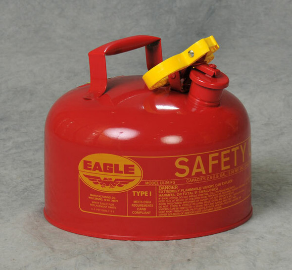 Buy Eagle UI25S 2.5 Gal Red Type I Safety Can today and SAVE.