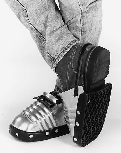 Ellwood Men's Metal Foot Guards (Full Rubber Sole). Shop Now!