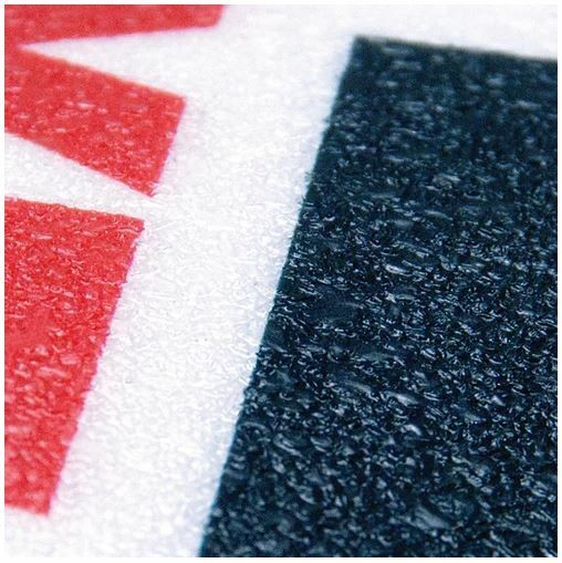 INCOM FS1045OD  High Visibility Graphic Maintain Distance - 6FT - 2M Apart Floor Sign. Shop Now!