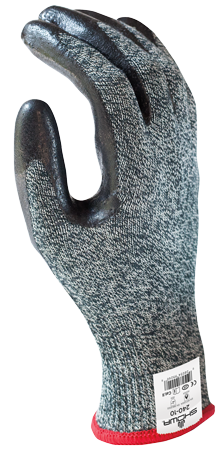 Flame-resistant, flat dipped sponge neoprene palm coating, gray with black, 13-gauge KevlarÃƒâ€šÃ‚Â® liner, tactile grip, Arc Flash level 2, ANSI CUT LEVEL 4. Shop Now!