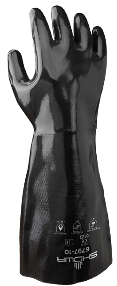 Showa 6797-10 Neoprene Coated Elbow Length Gauntlet Gloves. Shop now!