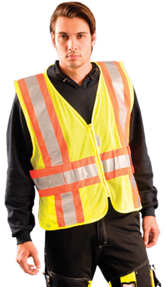 Occunomix Class 2 Expandable Two-Tone Premium Mesh Vests. Shop Now!