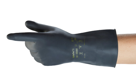 Ansell 1113474 AlphaTec 87-118 Natural Rubber Latex Gloves. Shop Now!