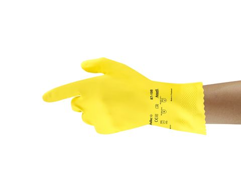 Ansell 113514 AlphaTec Natural Rubber Latex Protective Gloves. Shop Now!