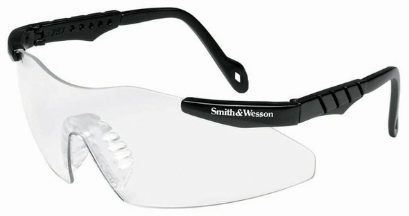 BUY Smith & Wesson Magnum 3G Mini Safety Glasses (19822), Clear Lenses, Black Frame, Unisex for Men and Women now and SAVE!