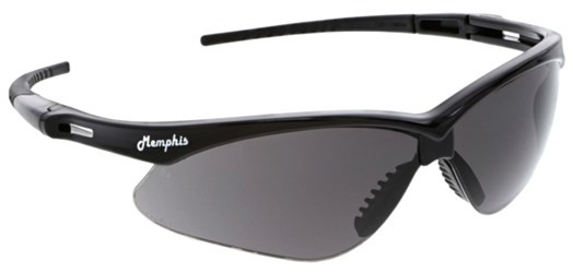 BUY Memphis Series

Black Safety Glasses with Gray Lenses

UV-AF Anti-Fog Coating

Wrap Around Lens Design now and SAVE!