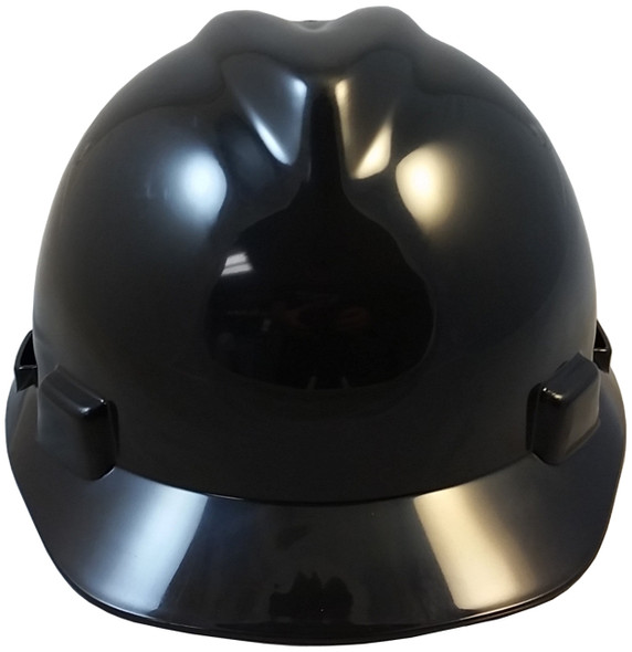 MSA V-Gard Slotted Cap, Black, W/Fas-Trac Iii Suspension. Shop Now!