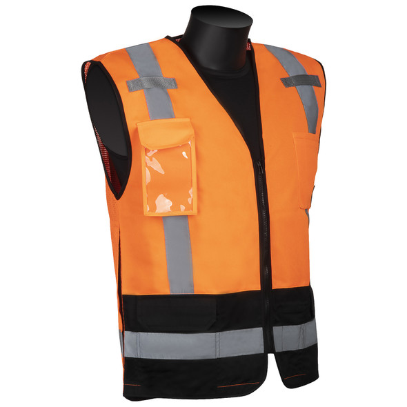 Liberty Safety C16015FB Hi-Vizgard Class 2 - Surveyor's Vest with Black Bottom. Shop Now!