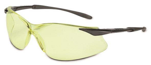 Honeywell Tectonic Safety Eyewear. Available in Amber Lens, Hardcoat Anti-scratch Coating, Black Gloss Temple. Shop Now!