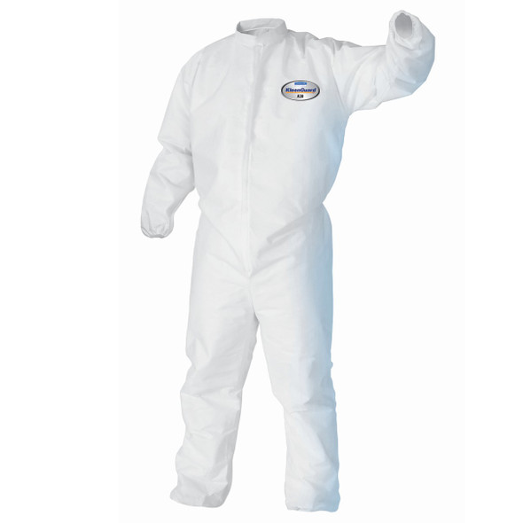 KleenGuard A30 46106 Elastic Wrists and Ankles Protection Coveralls - 3X-Large - 21 Each - Closeout