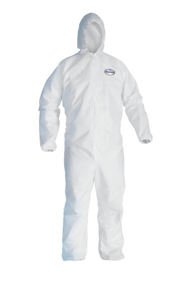 KleenGuard A40 44327 Hooded Protection Coveralls - 4X-Large - 25 Each