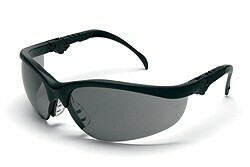 Klondike Plus Black frame, Ratchet temple, Gray Anti-Fog lens